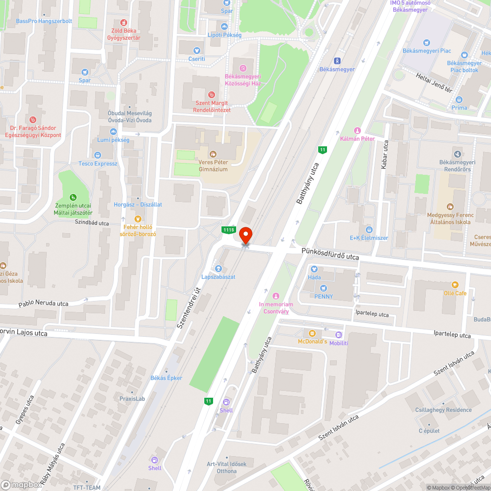 Eltört tábla bejelentés helye