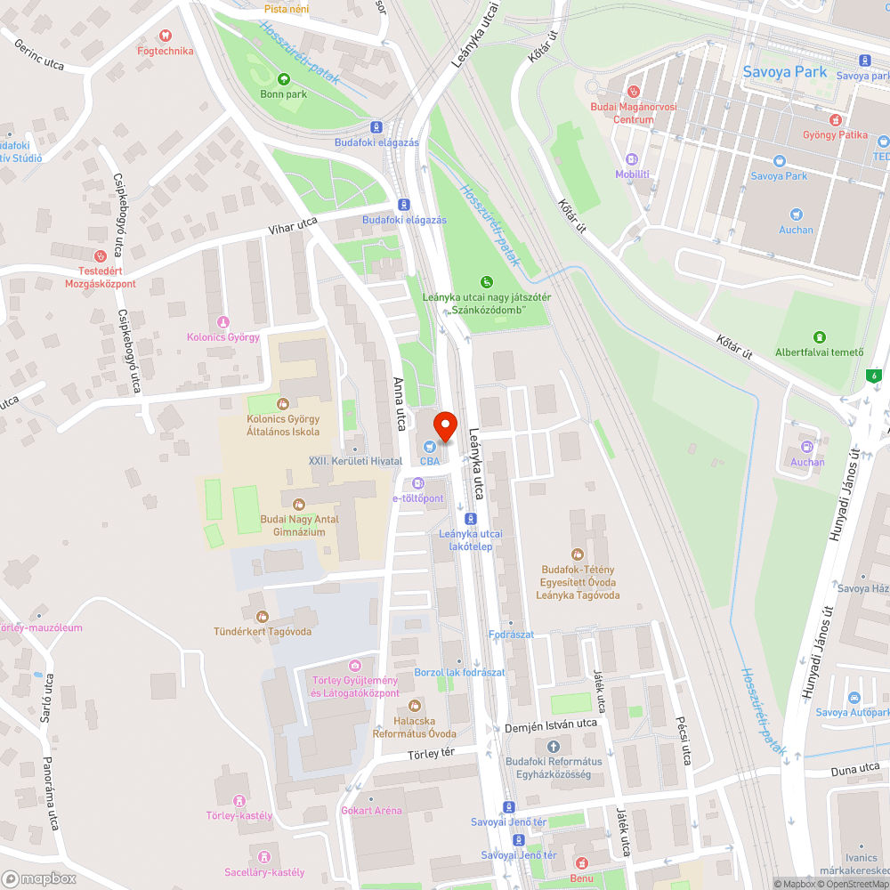 Folyton szemetes járda bejelentés helye