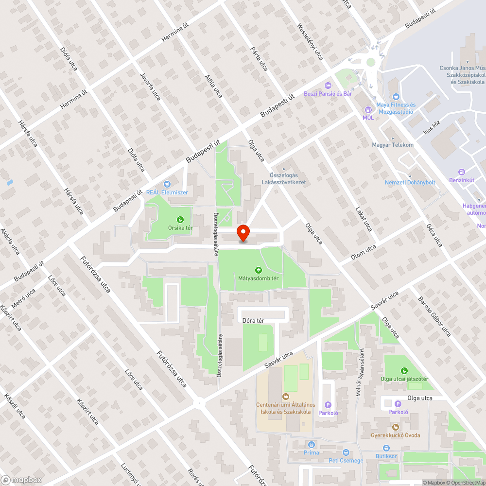 Parkolóhely foglalása bejelentés helye