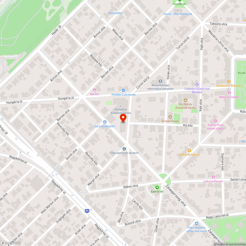 Kiszáradt facsemete bejelentés helye