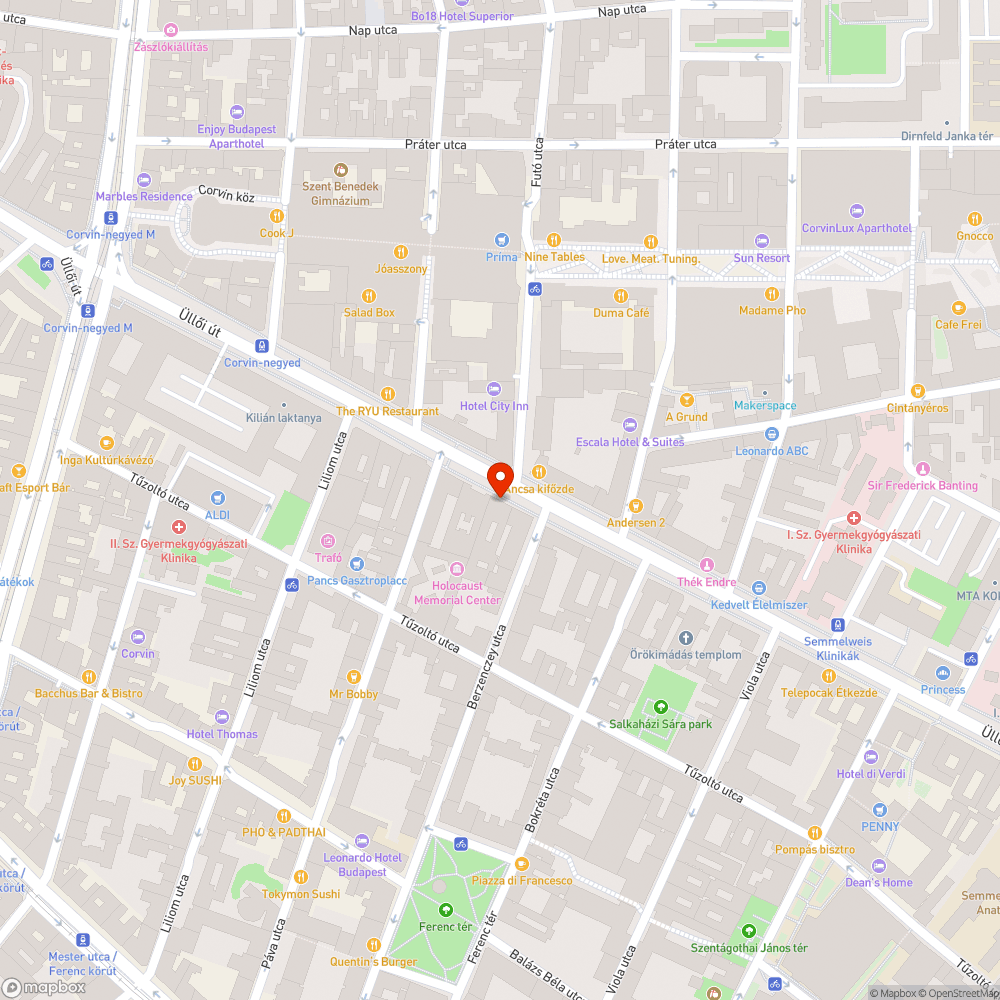 Járdán parkolás bejelentés helye