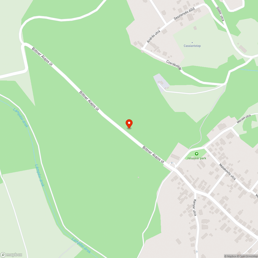 Elhagyatott furgon bejelentés helye