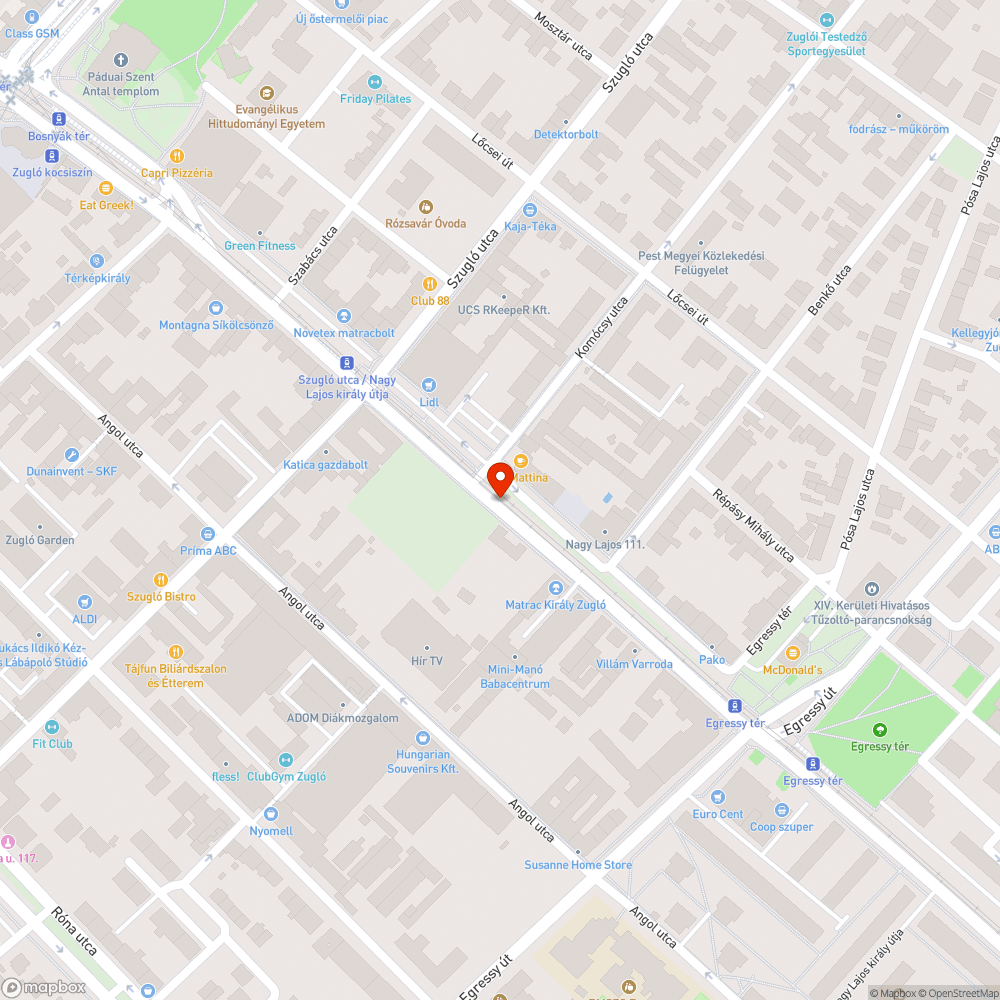 Félig leszakadt ág a fán bejelentés helye