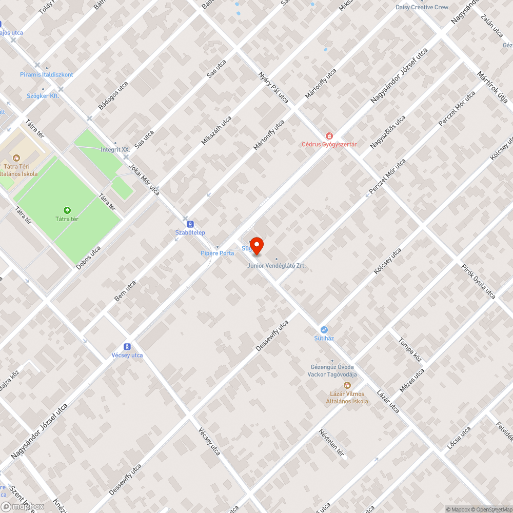 Firkás váró bejelentés helye