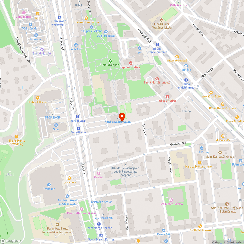 Útfelújítás után megsüllyedve hagyott víznyelő bejelentés helye