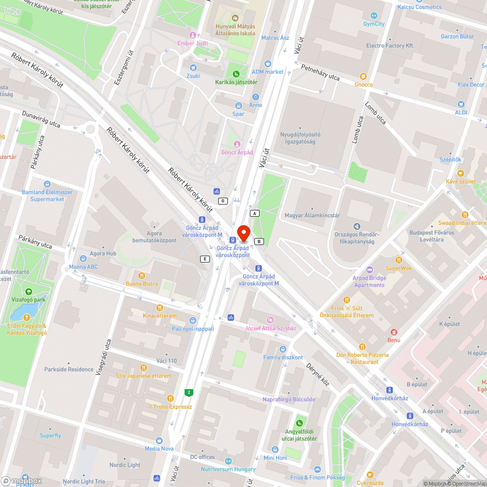 árpád híd - csikktenger a tóban bejelentés helye