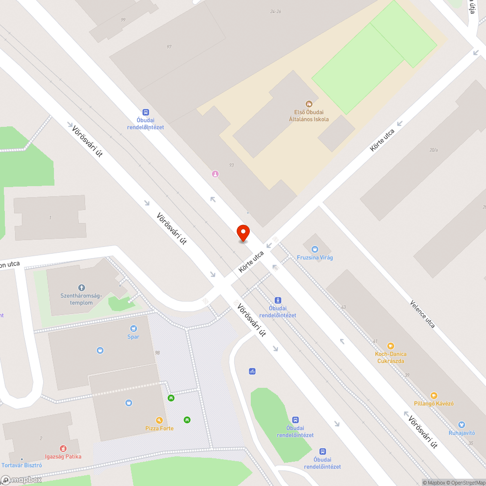 Kidőlt oszlop bejelentés helye