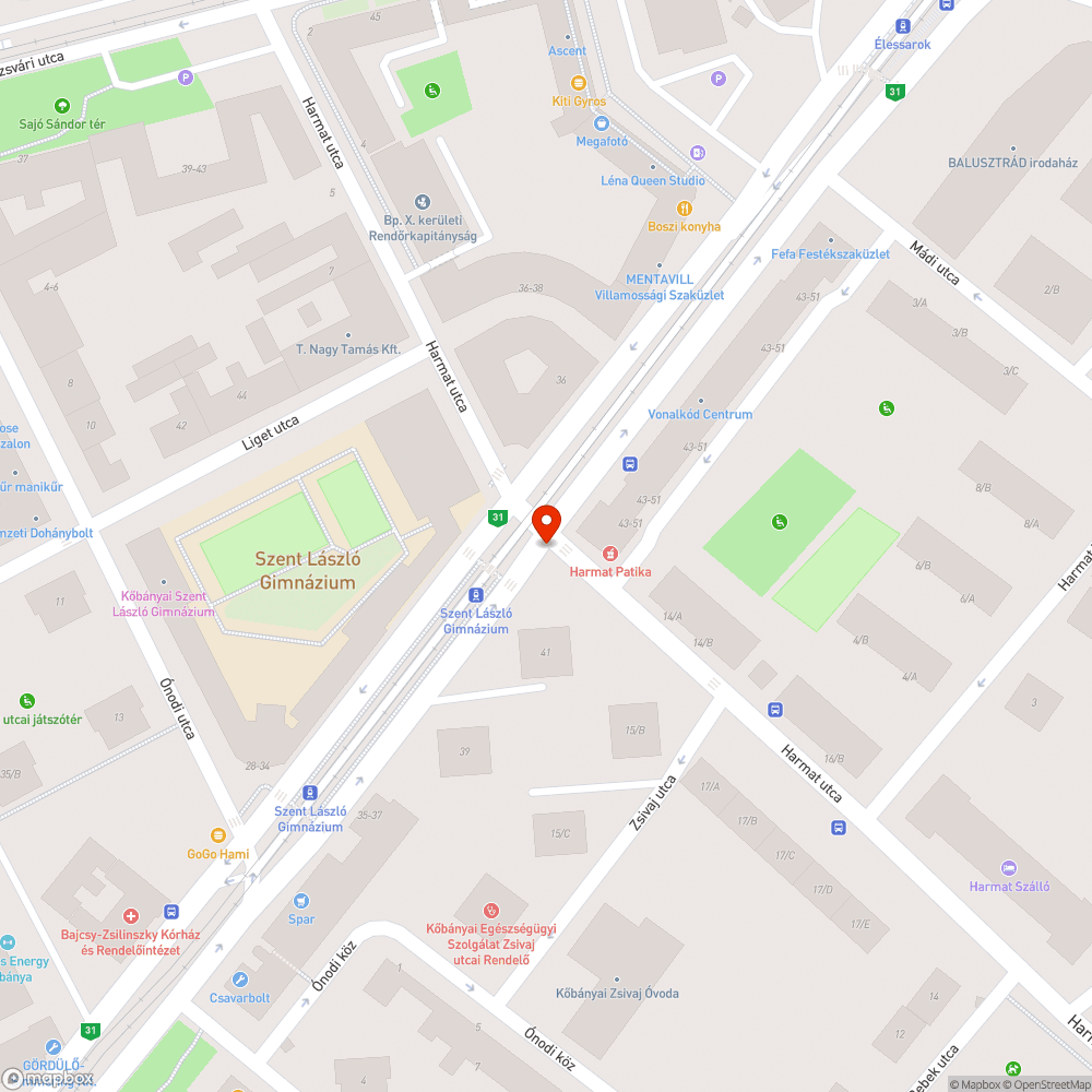 Hiányzó borítás bejelentés helye