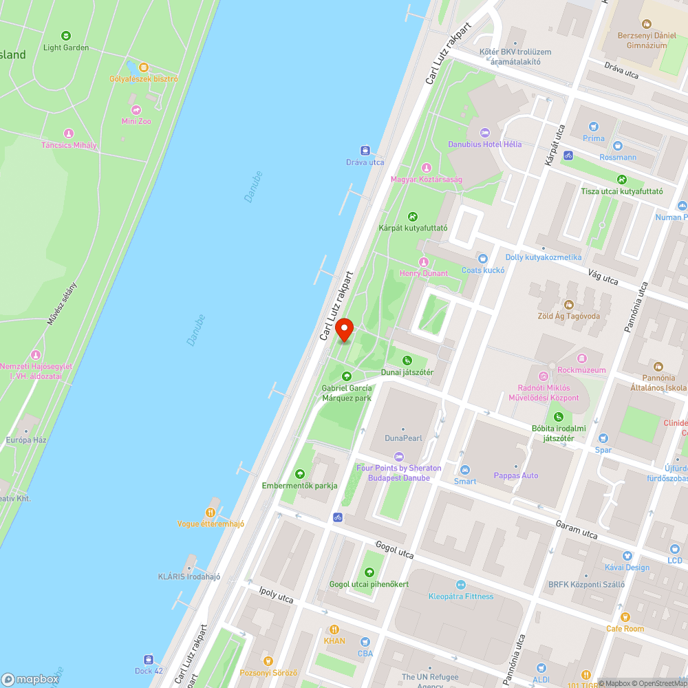 Szemét a sétányon bejelentés helye