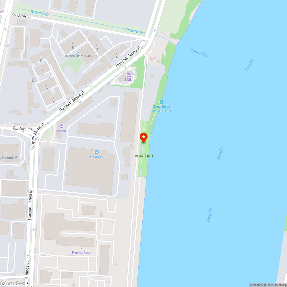 Jelentős úthibák bejelentés helye