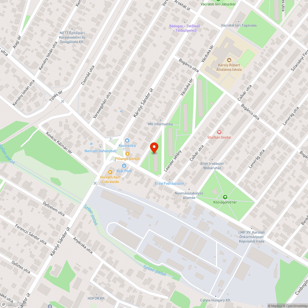 Olaj kiöntés bejelentés helye