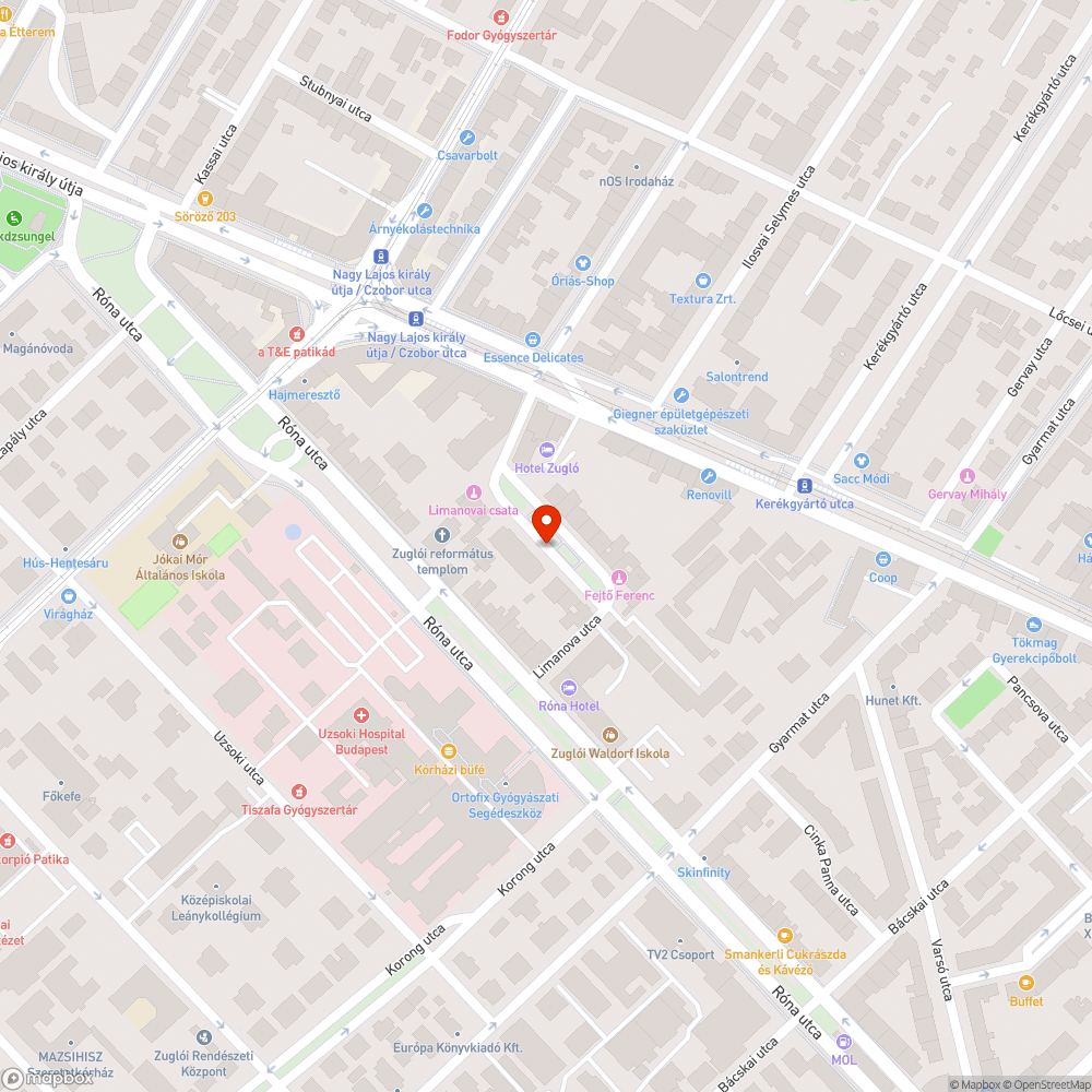 Mély, balesetveszélyes kátyú a Limanova téren bejelentés helye