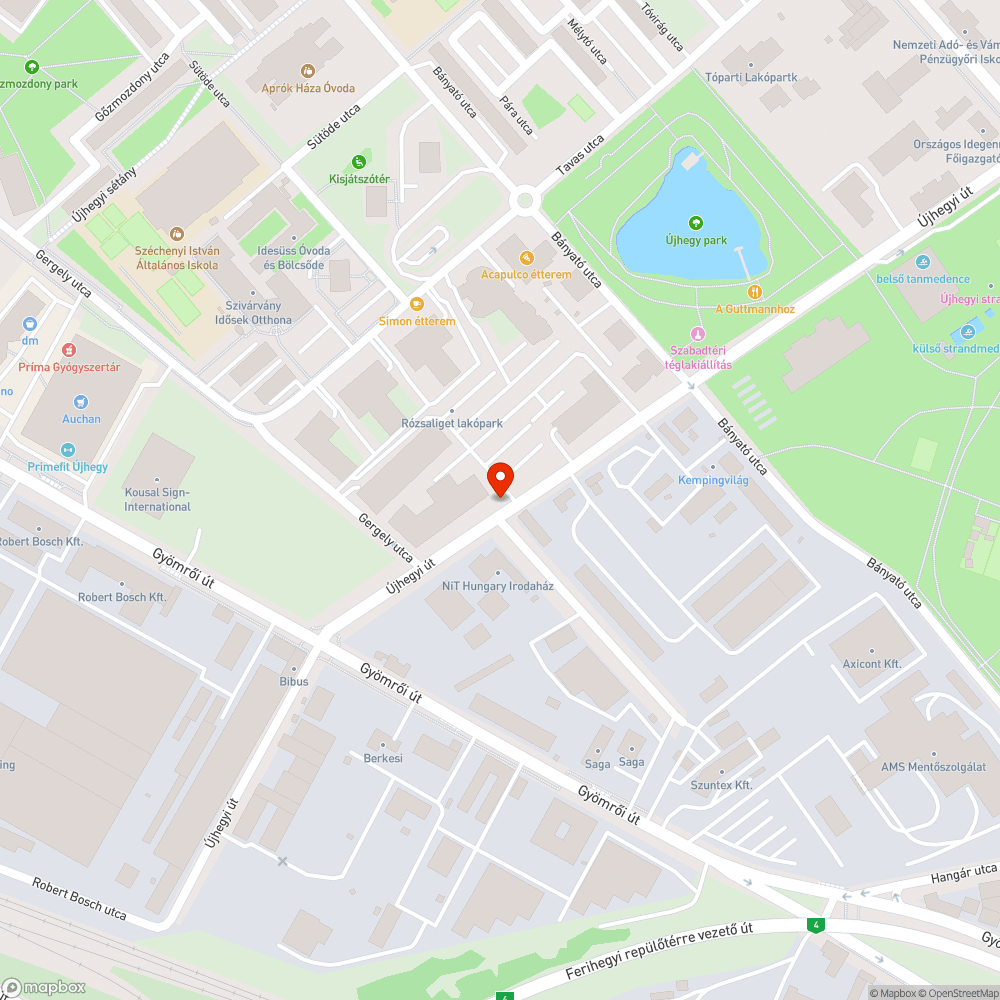 Csőkorlát kijött bejelentés helye