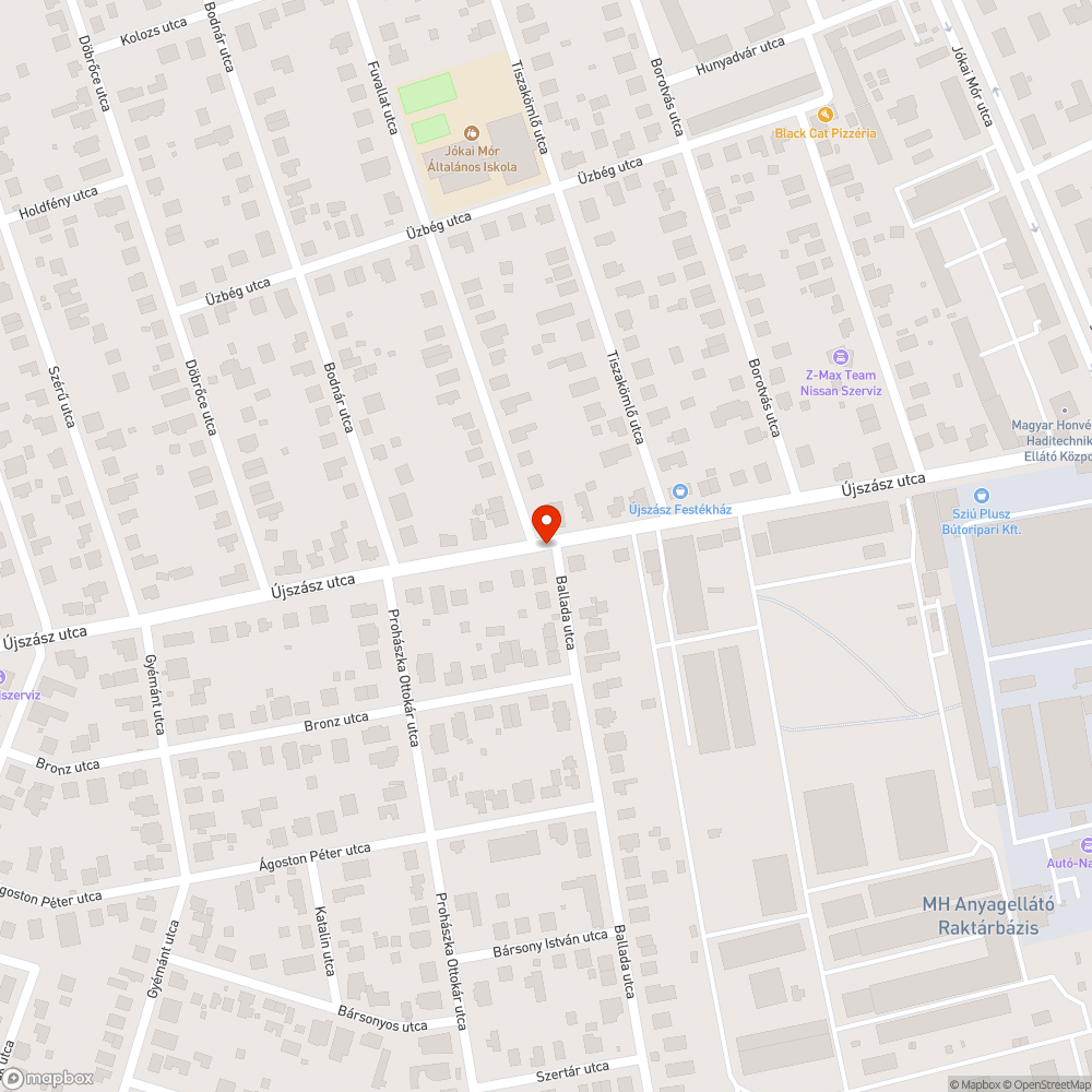 Betört vitrin bejelentés helye