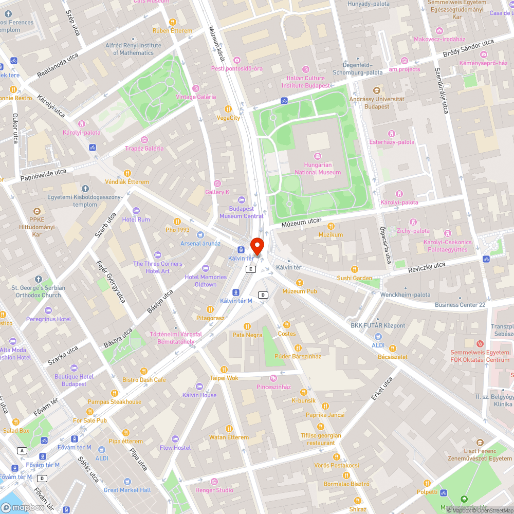 Graffitis metróperon bejelentés helye