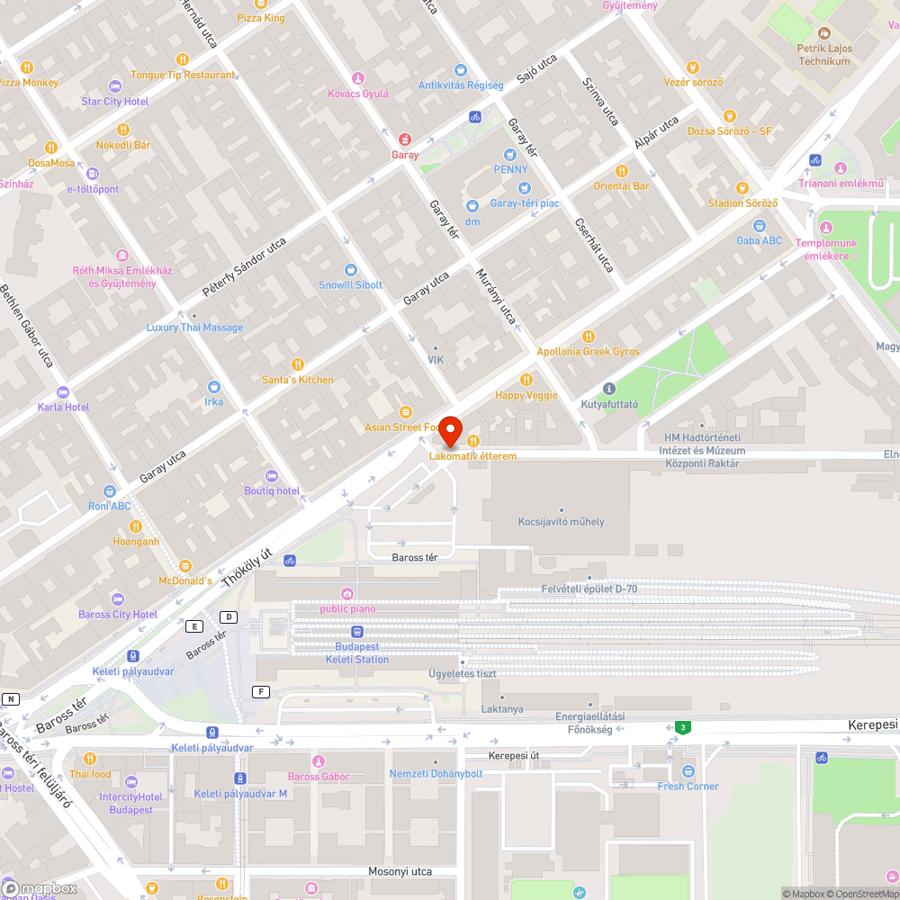 Elhajlott kuka bejelentés helye