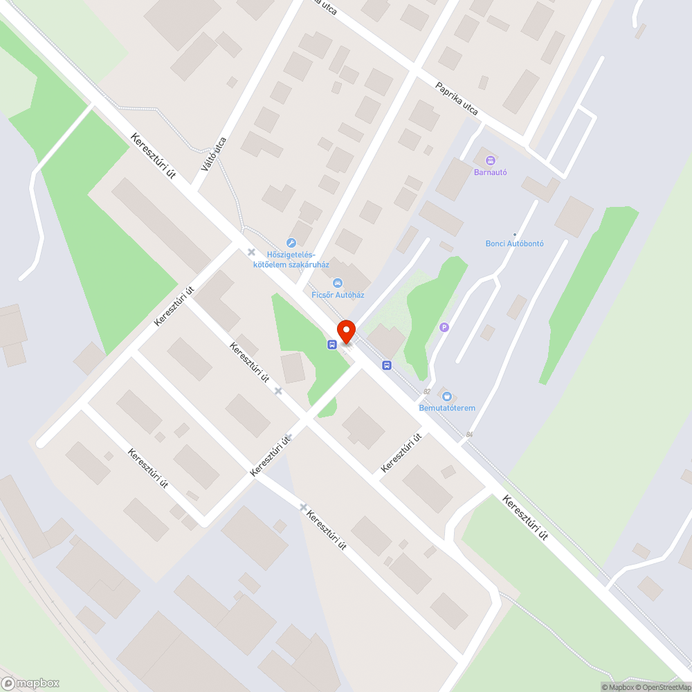 Fényterelő - MÁV telep bejelentés helye