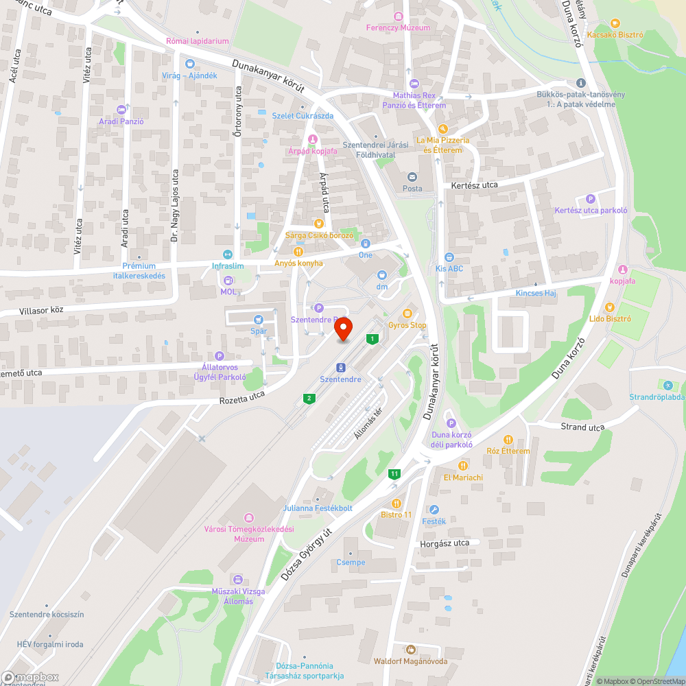 Szemét a SPAR mögötti parkolóban bejelentés helye