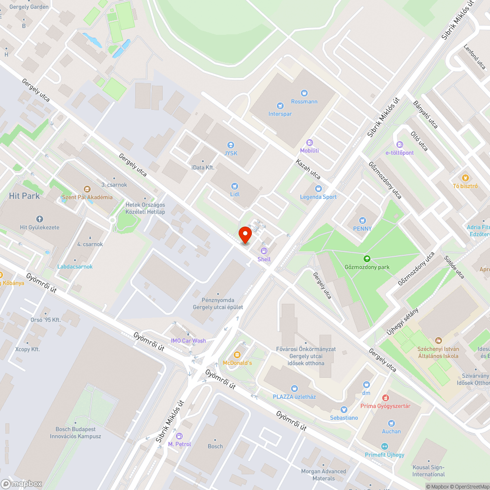 Egy kicsit elfordult és egy félrögzítésű matricás jelzőtábla bejelentés helye