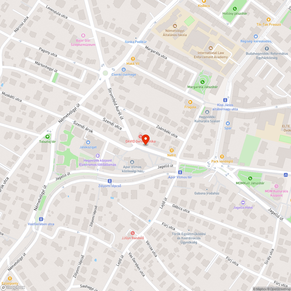 Sérült közműfedlap az Apor Vilmos téren bejelentés helye