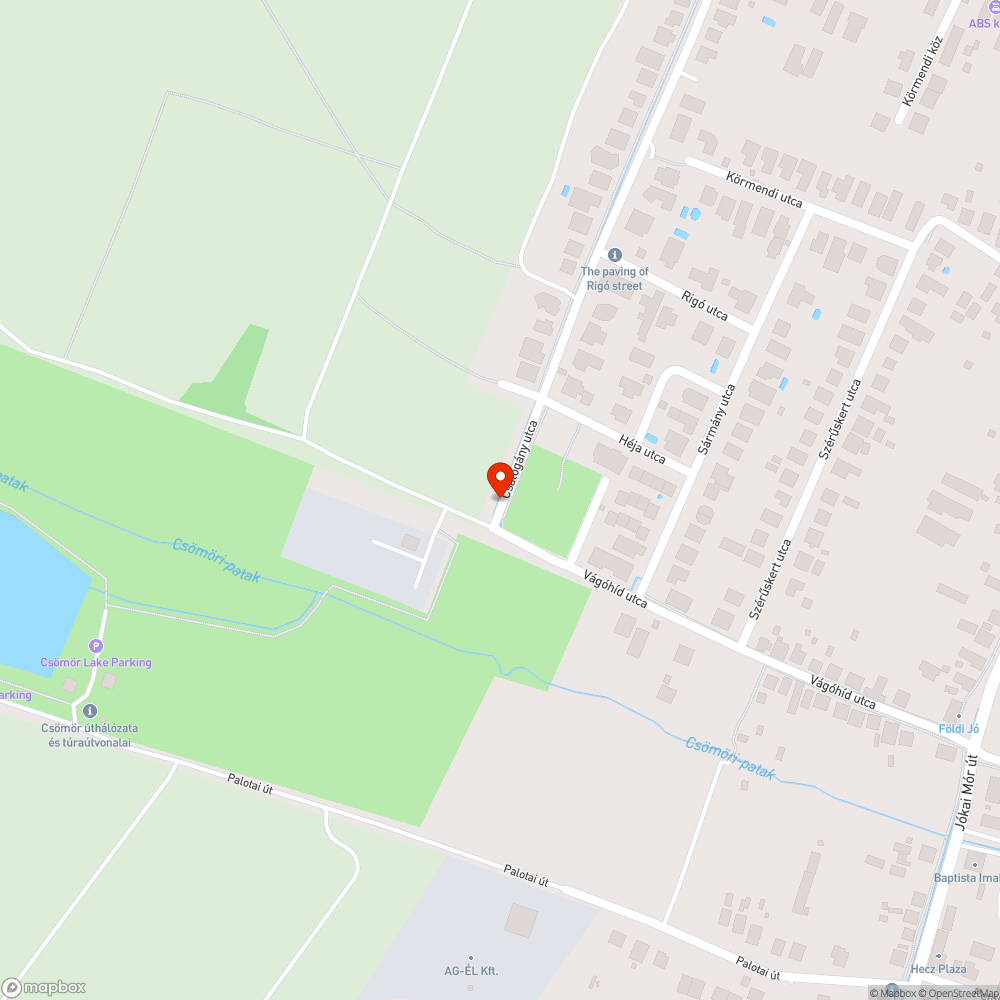 Parlagfű a Csalogány utcában bejelentés helye