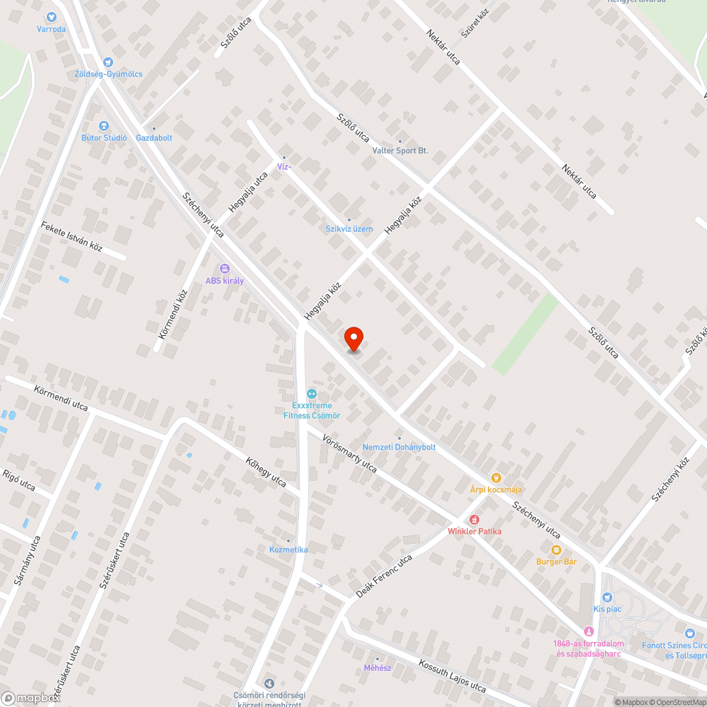 Lekötetlen kábel bejelentés helye