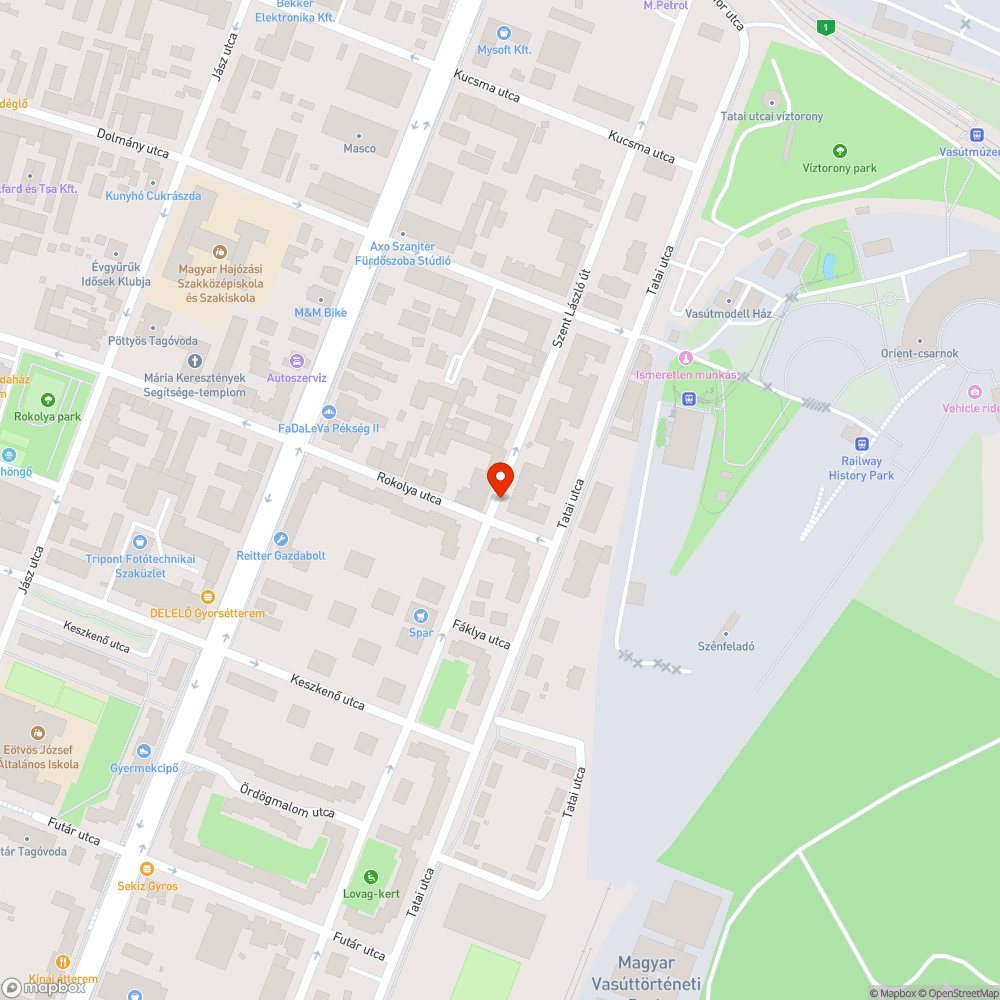 Otthagyott aszfalt törmelék kupac a Rokolya utcában bejelentés helye