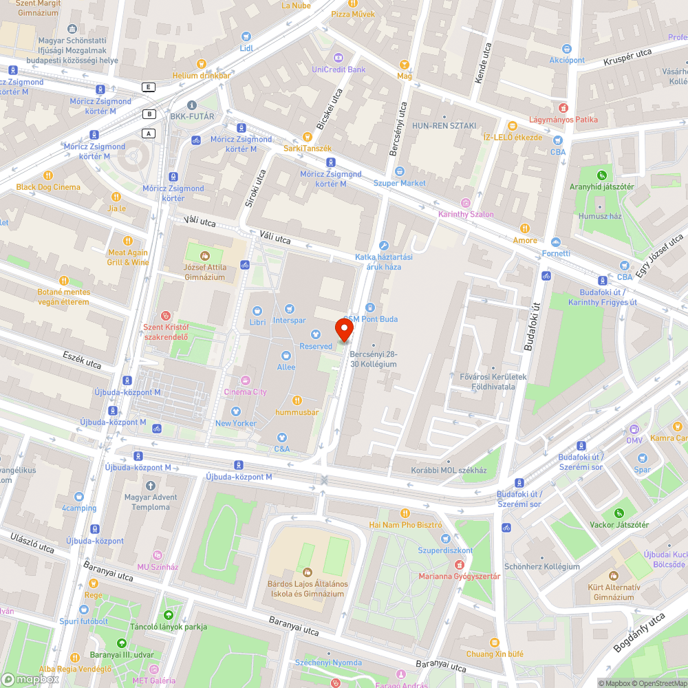 Allee melletti terület bejelentés helye