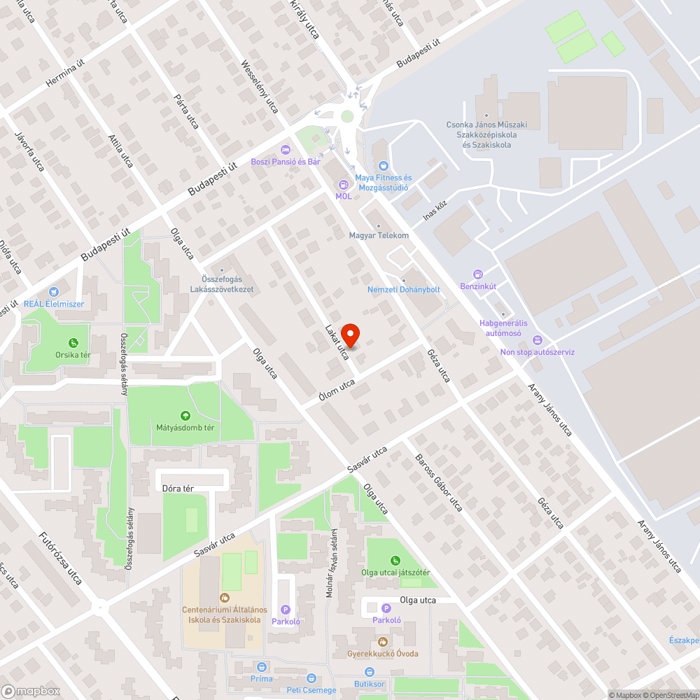 Veszélyes villanyoszlop bejelentés helye