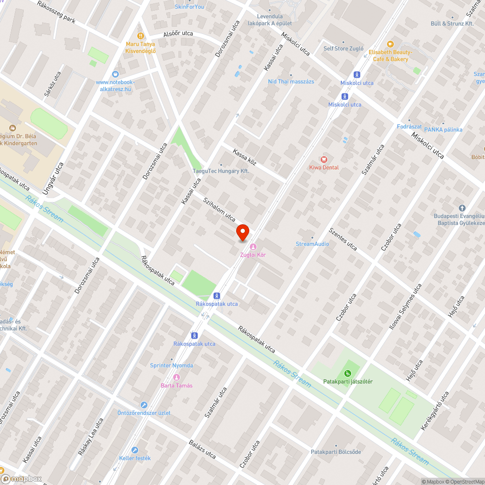 Járhatatlan járda bejelentés helye