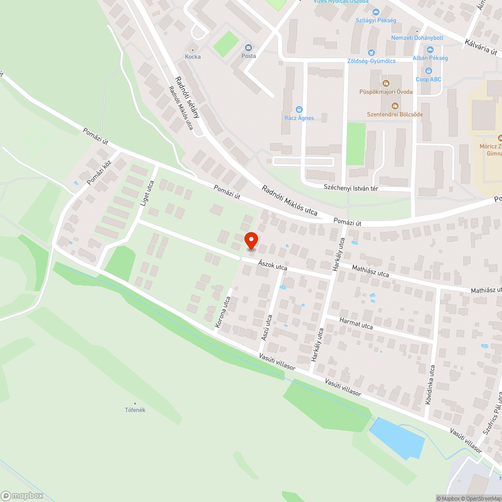 Pomázi úti építkezések megközelítése bejelentés helye