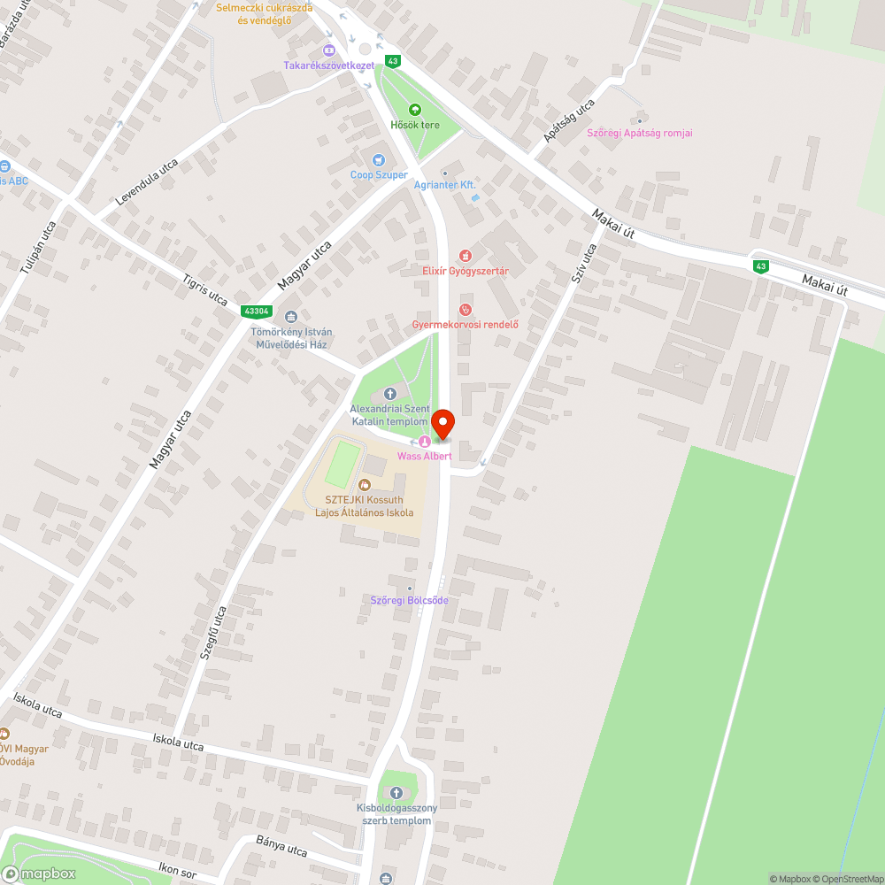 Veszélyes folyókarács bejelentés helye