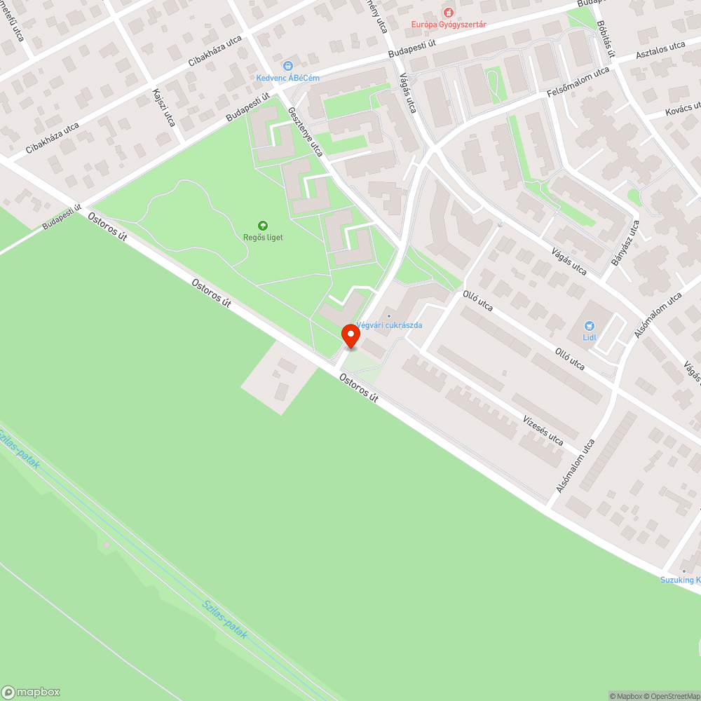 Betört üveg bejelentés helye