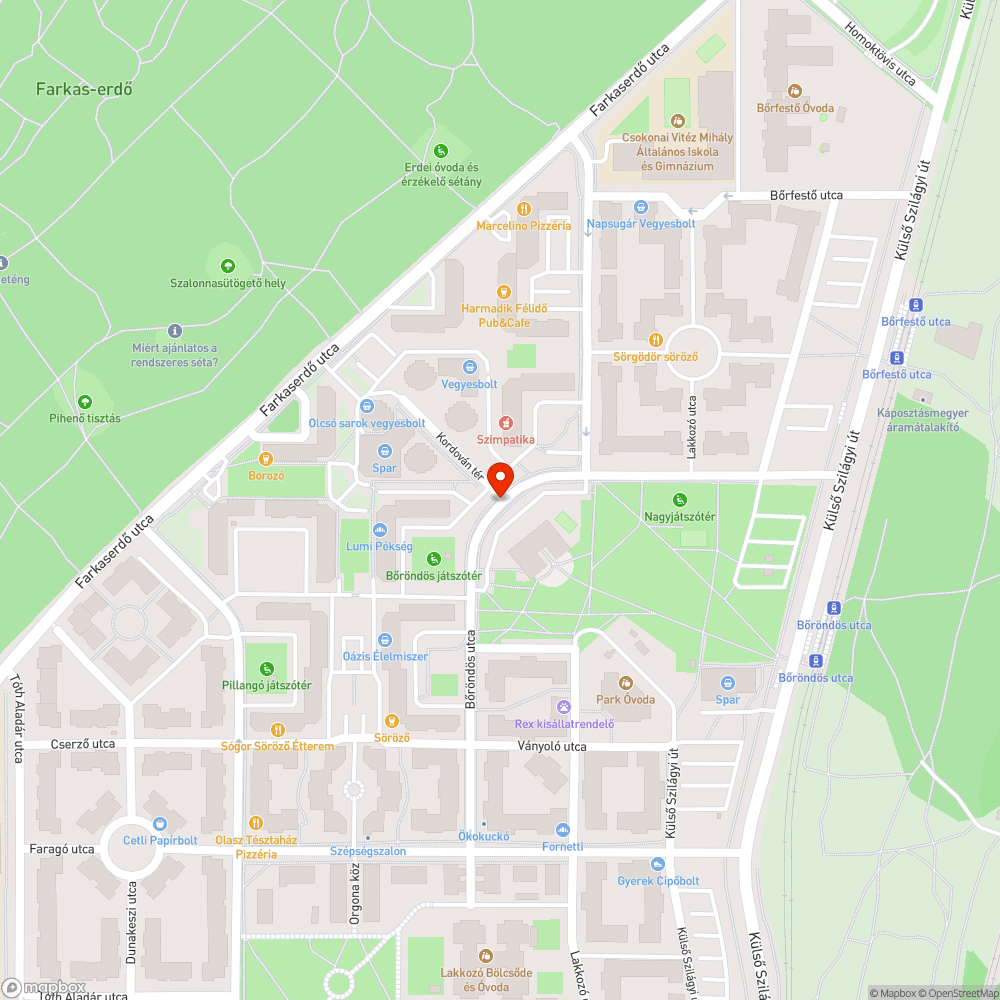 Hibás utcanévtábla bejelentés helye