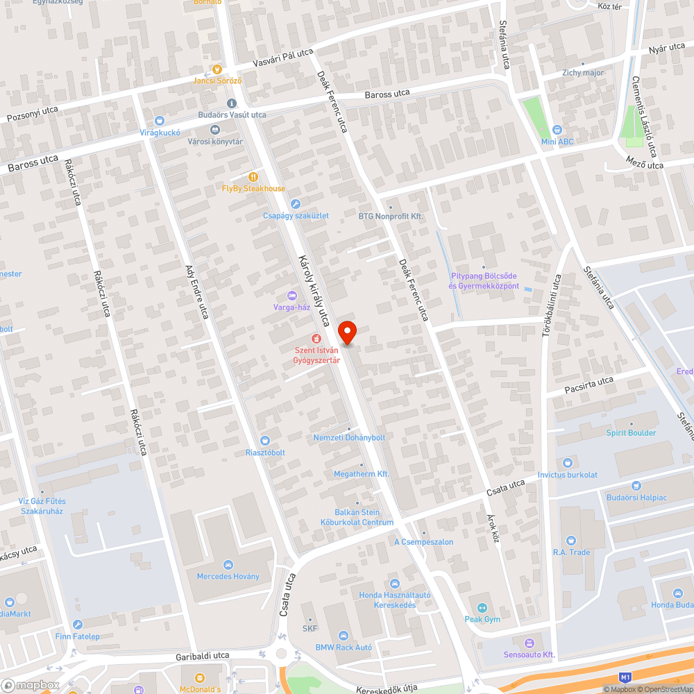 Használaton kívüli tartó oszlopok bejelentés helye