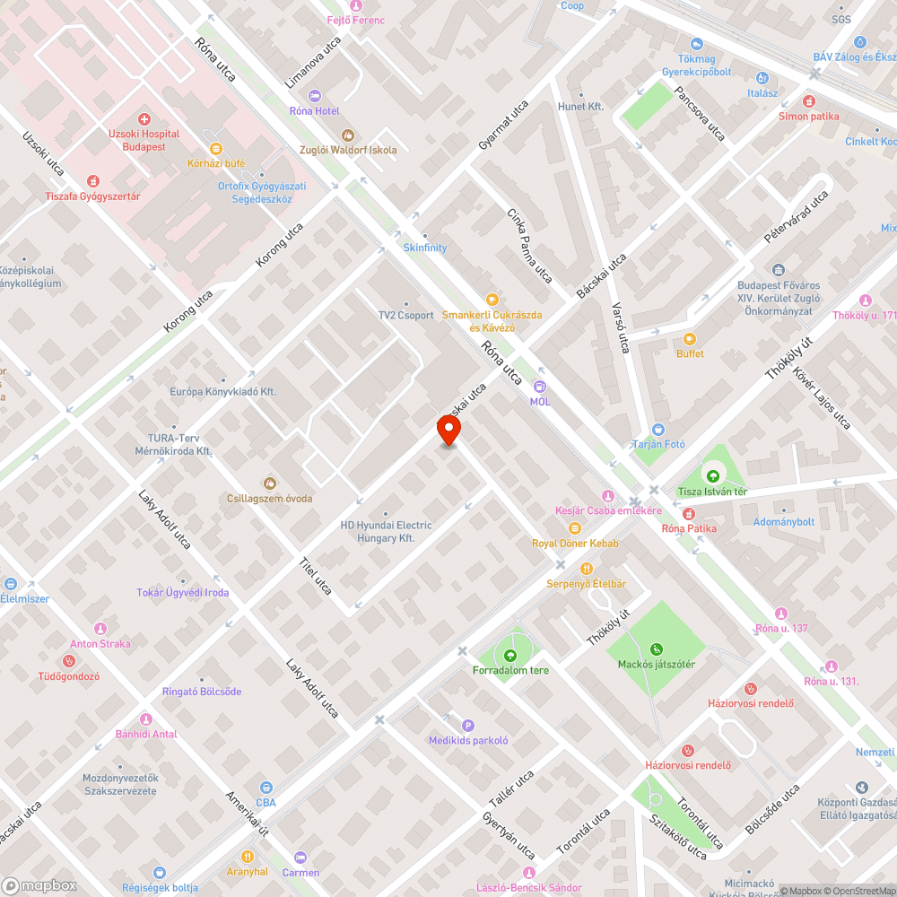 kiszáradt fa bejelentés helye