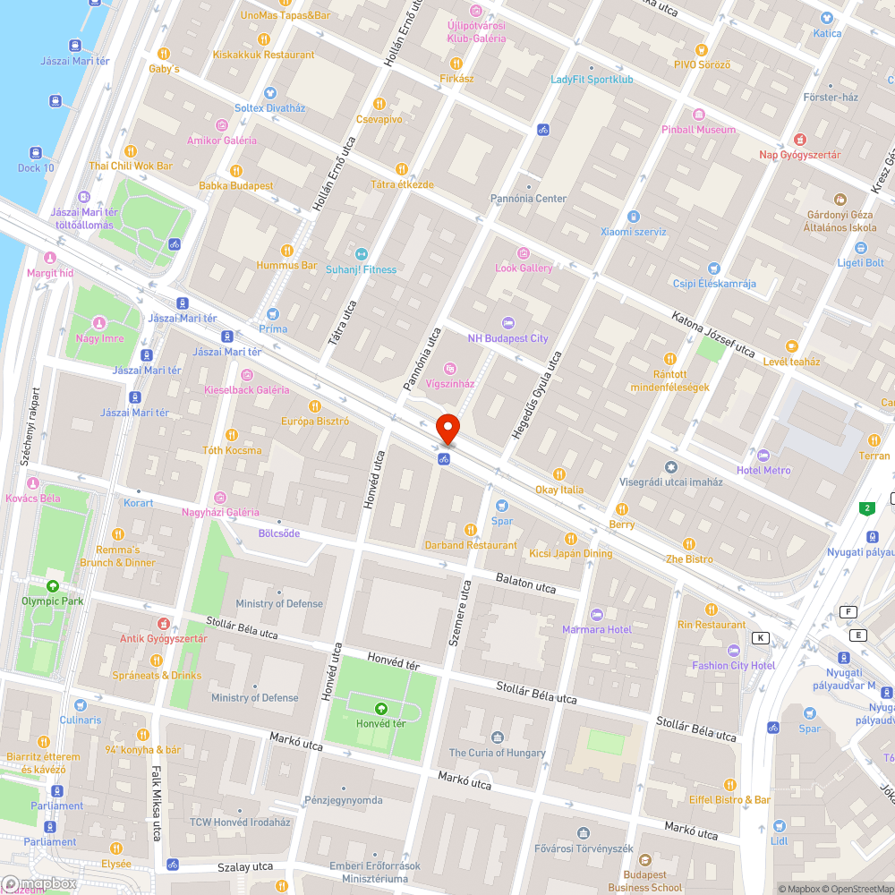 Bubi dokkolópont megközelíthetetlen bejelentés helye