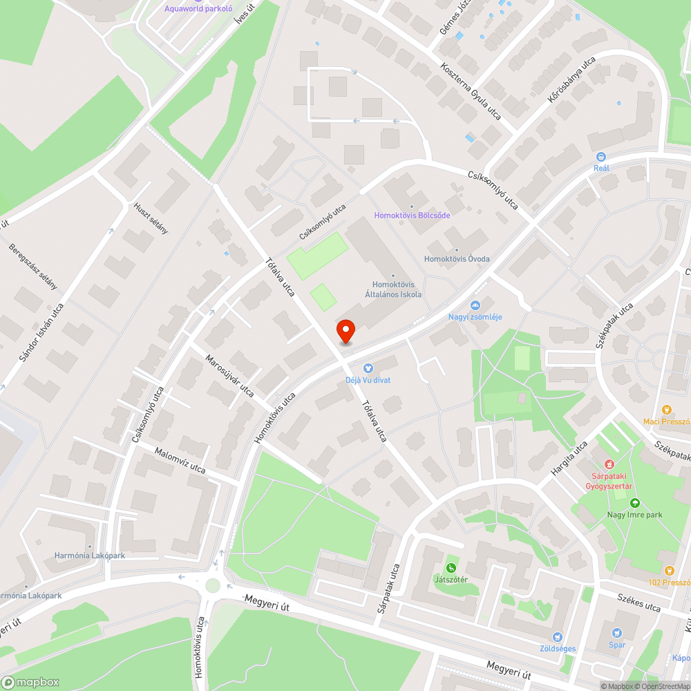 Darázsfészek bejelentés helye