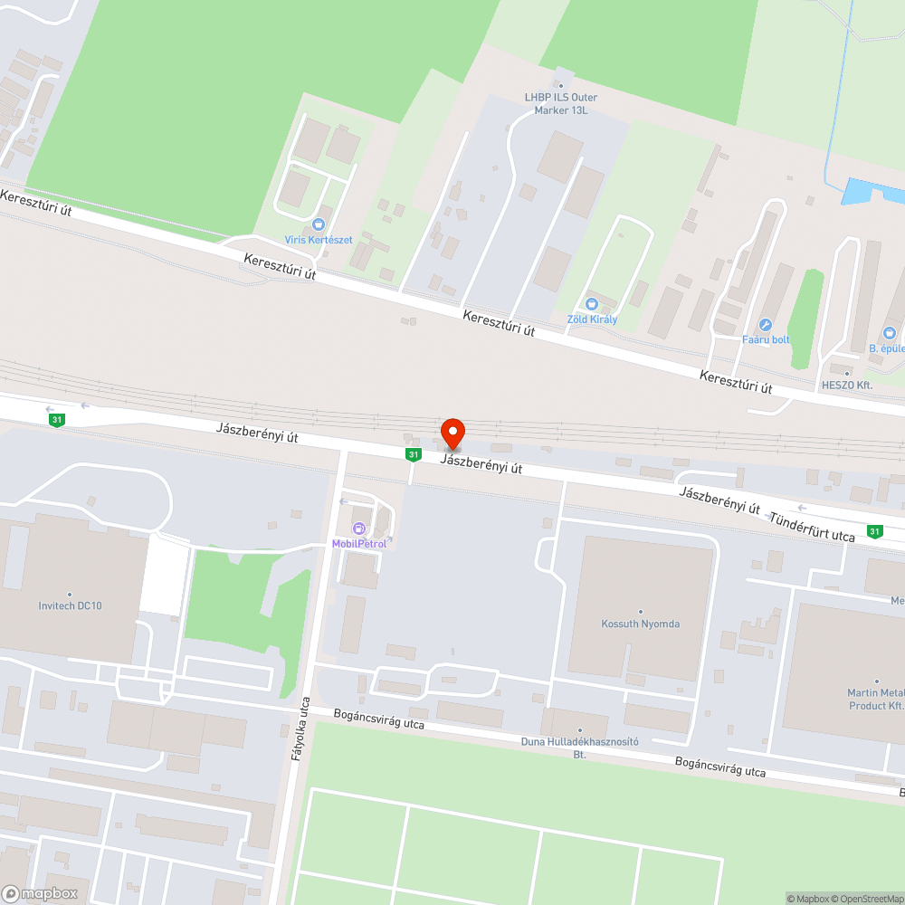 Buszsáv létesítése bejelentés helye