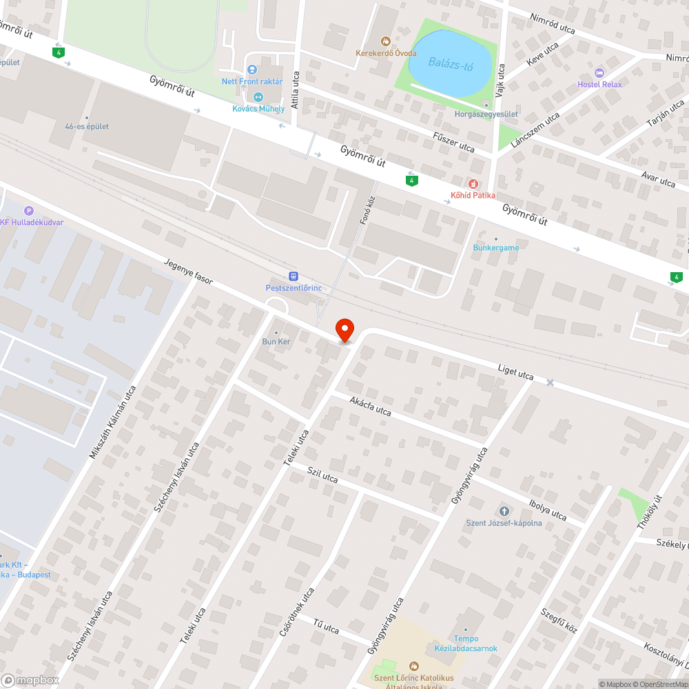 Rossz állapotú útfelület bejelentés helye