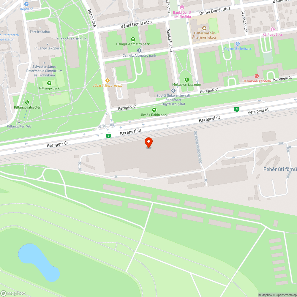 Graffiti a metrónál bejelentés helye