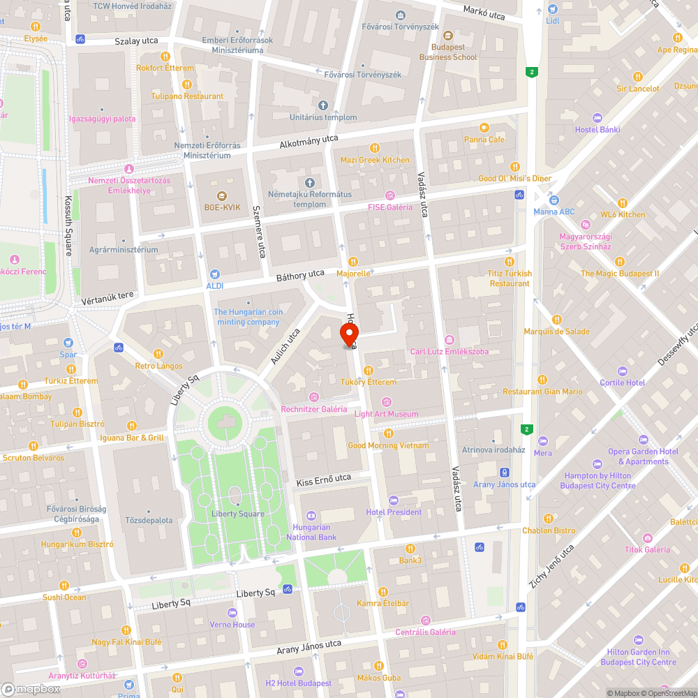 Kiszáradt fa bejelentés helye