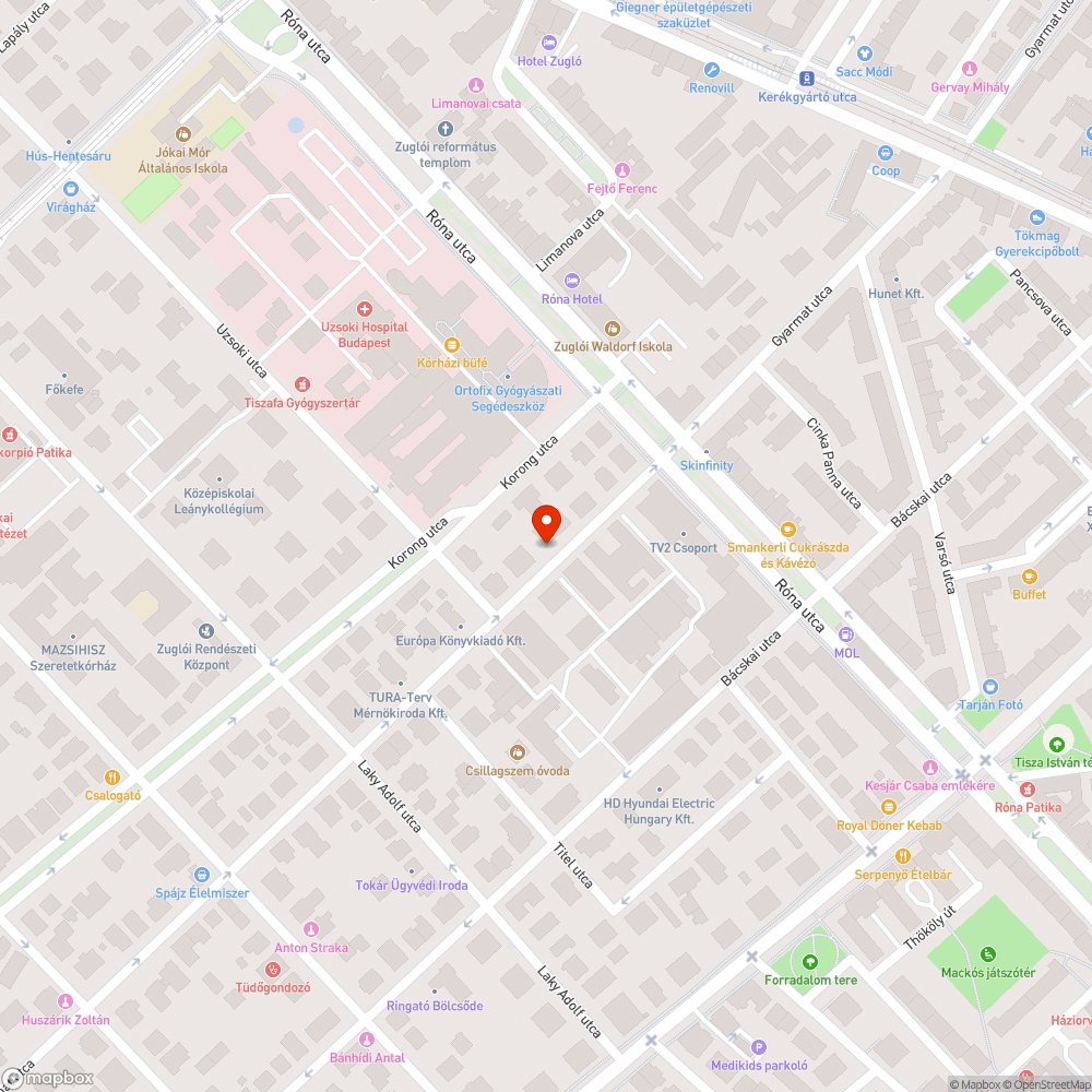 kátyú bejelentés helye