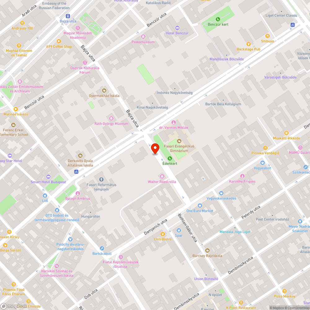 Nem helyreállított járda bejelentés helye