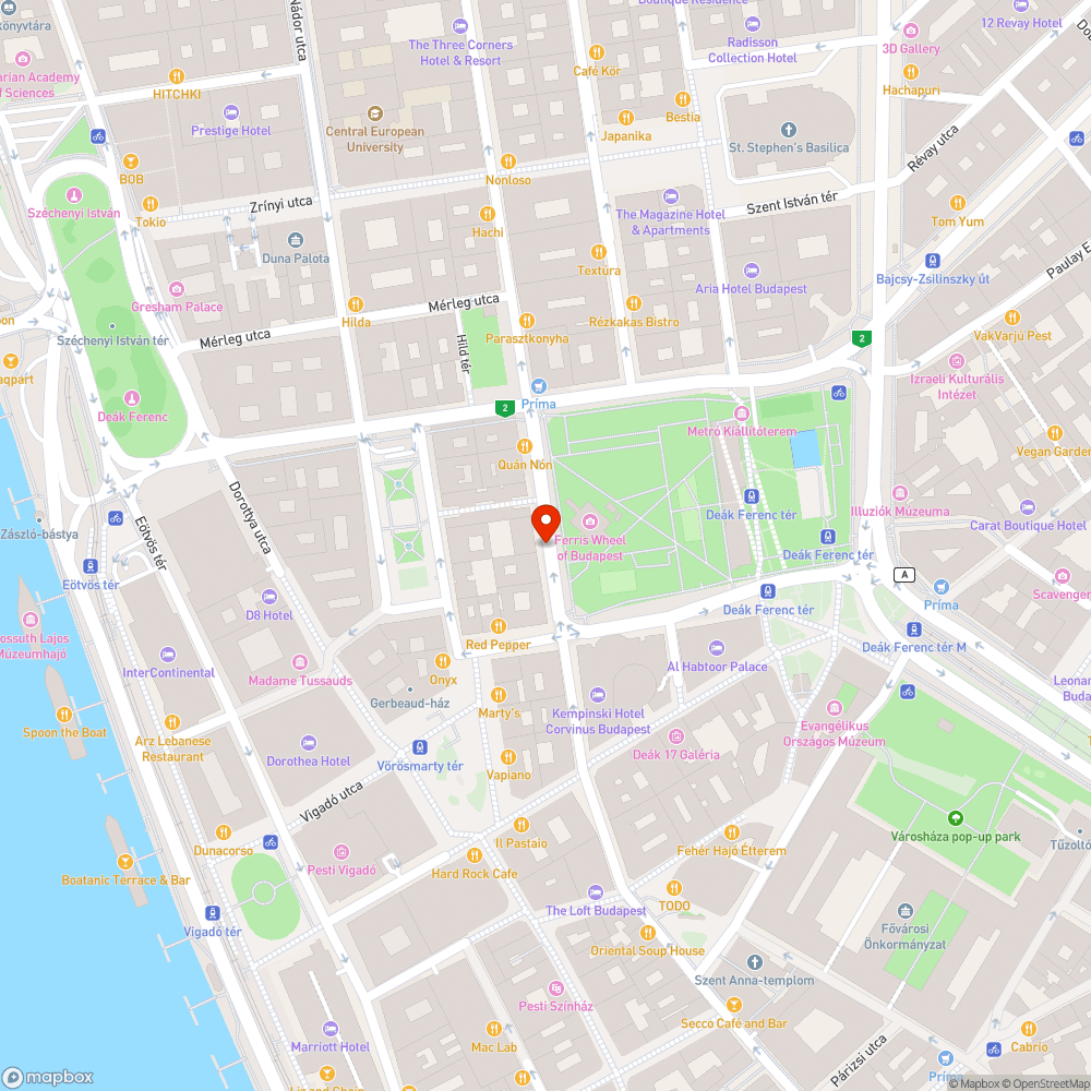 Elparkolt járda az Erzsébet térnél bejelentés helye