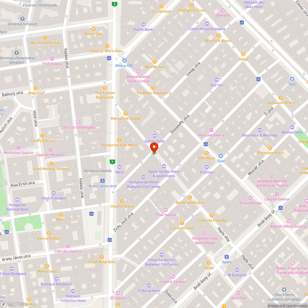 Roncskerékpár a Hajós utcában bejelentés helye