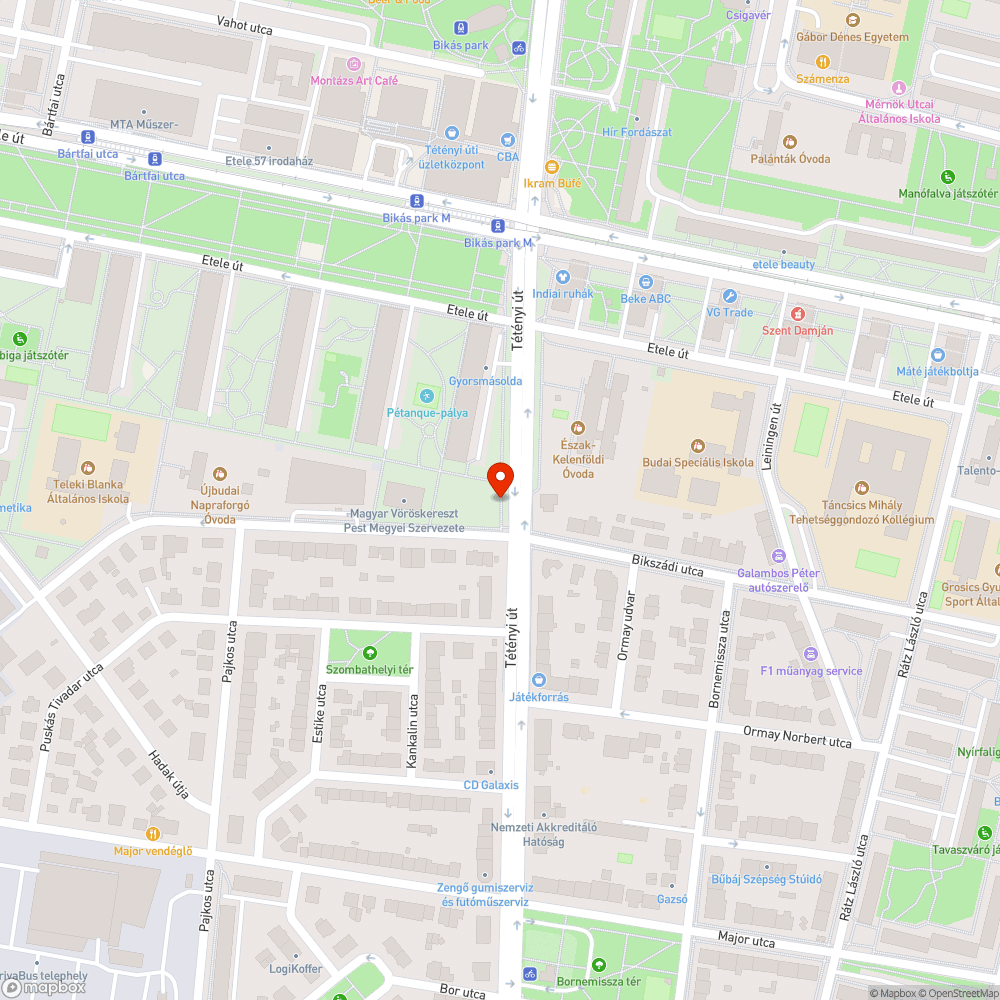 Koszos, matricás közműszekrény bejelentés helye