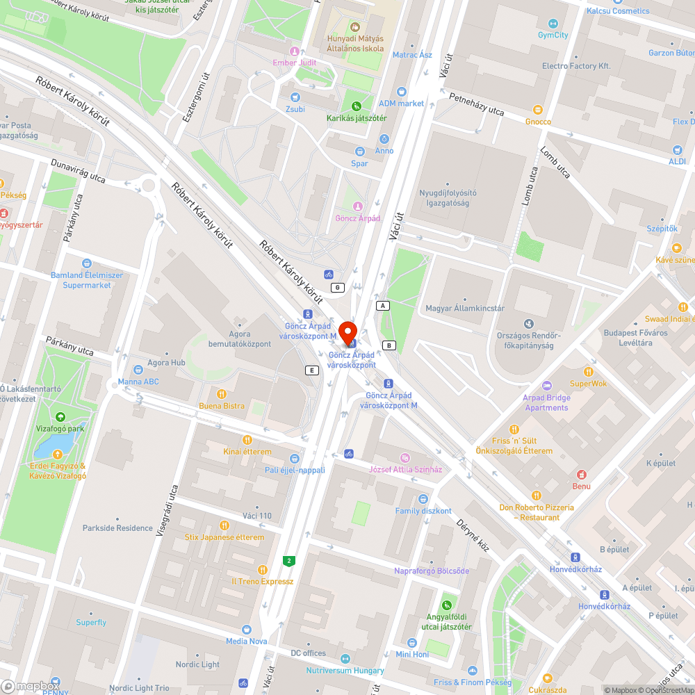 Aluljáró térképei bejelentés helye