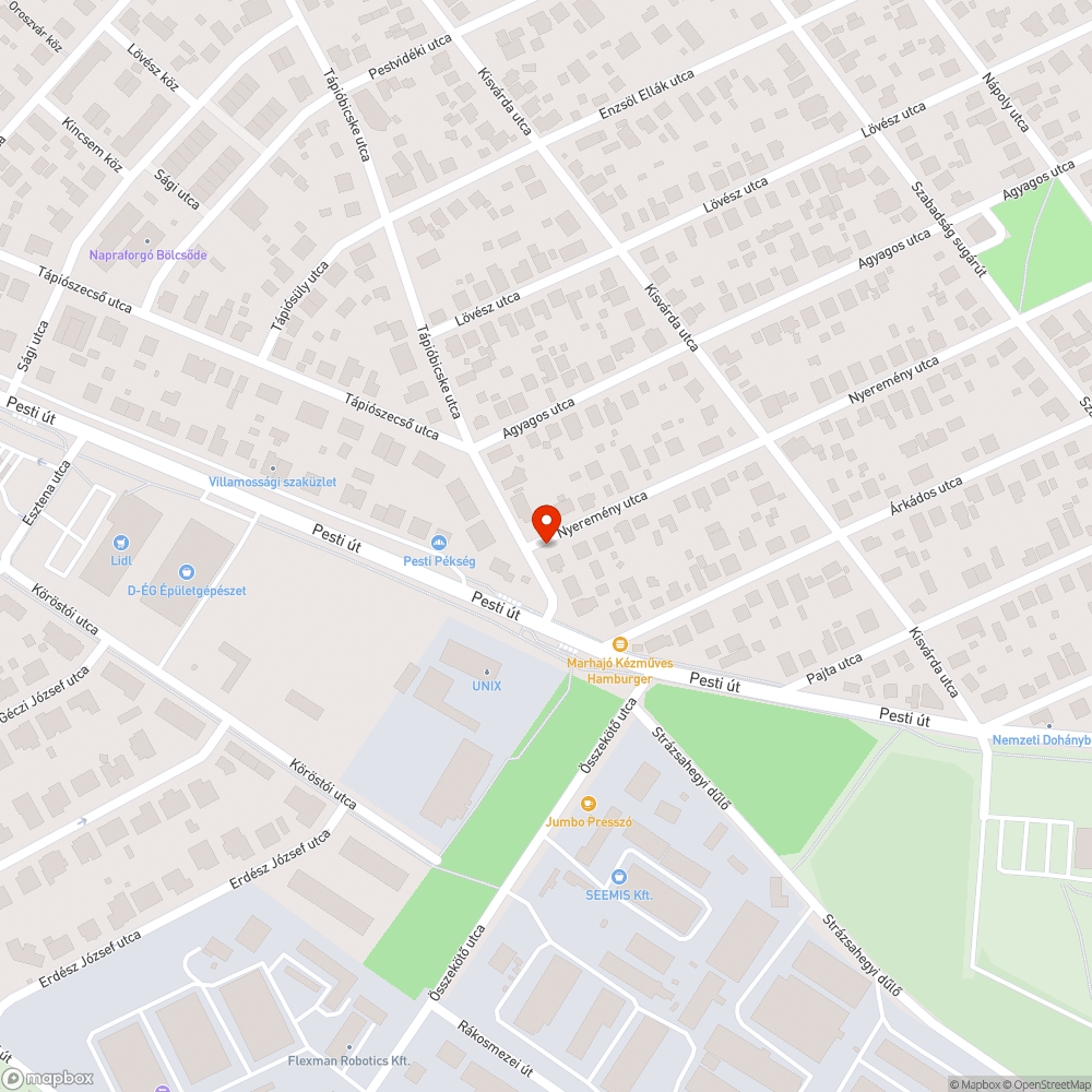 Balesetveszélyes, korhadt belsejű fák bejelentés helye