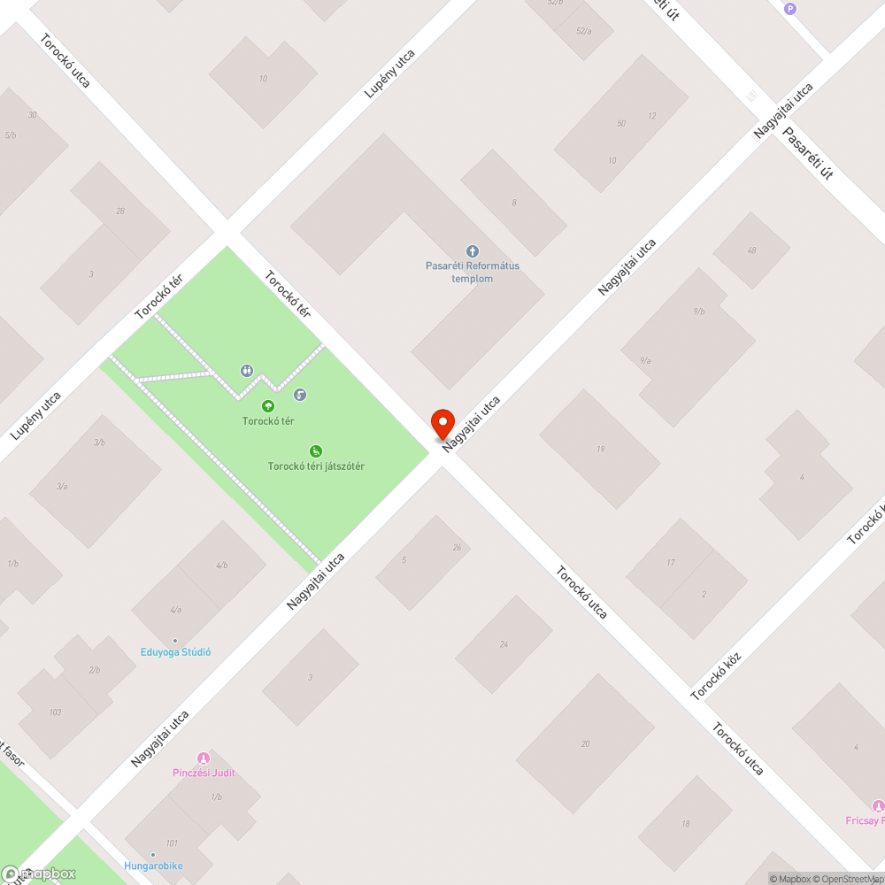 Sérült fedlap a Torockó téren bejelentés helye